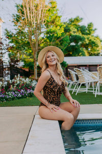 Leopard Ruffled Swimsuit