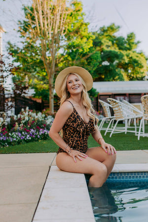 Leopard Ruffled Swimsuit