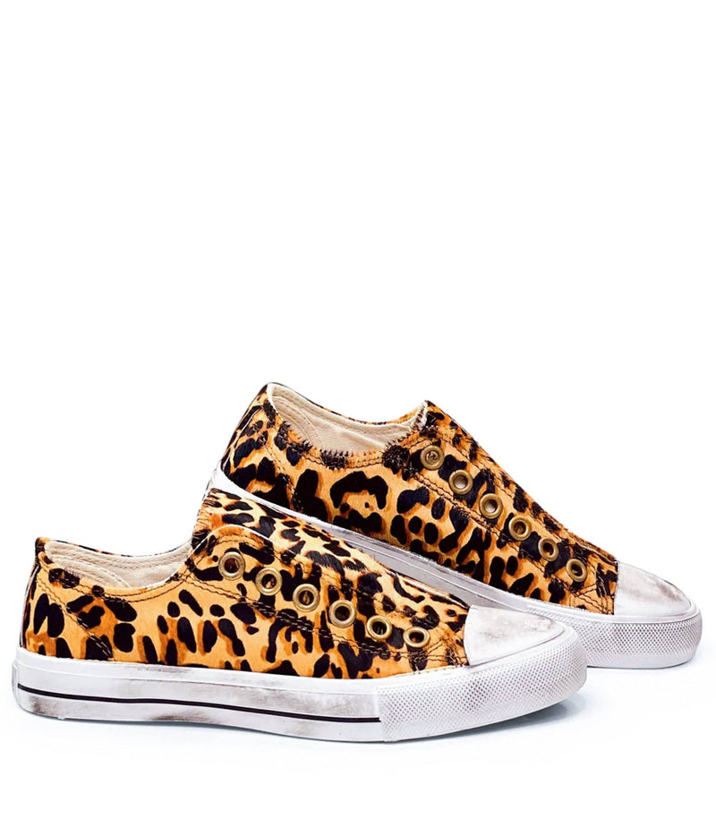 Shalomar Sneaker in Leopard - Size 8