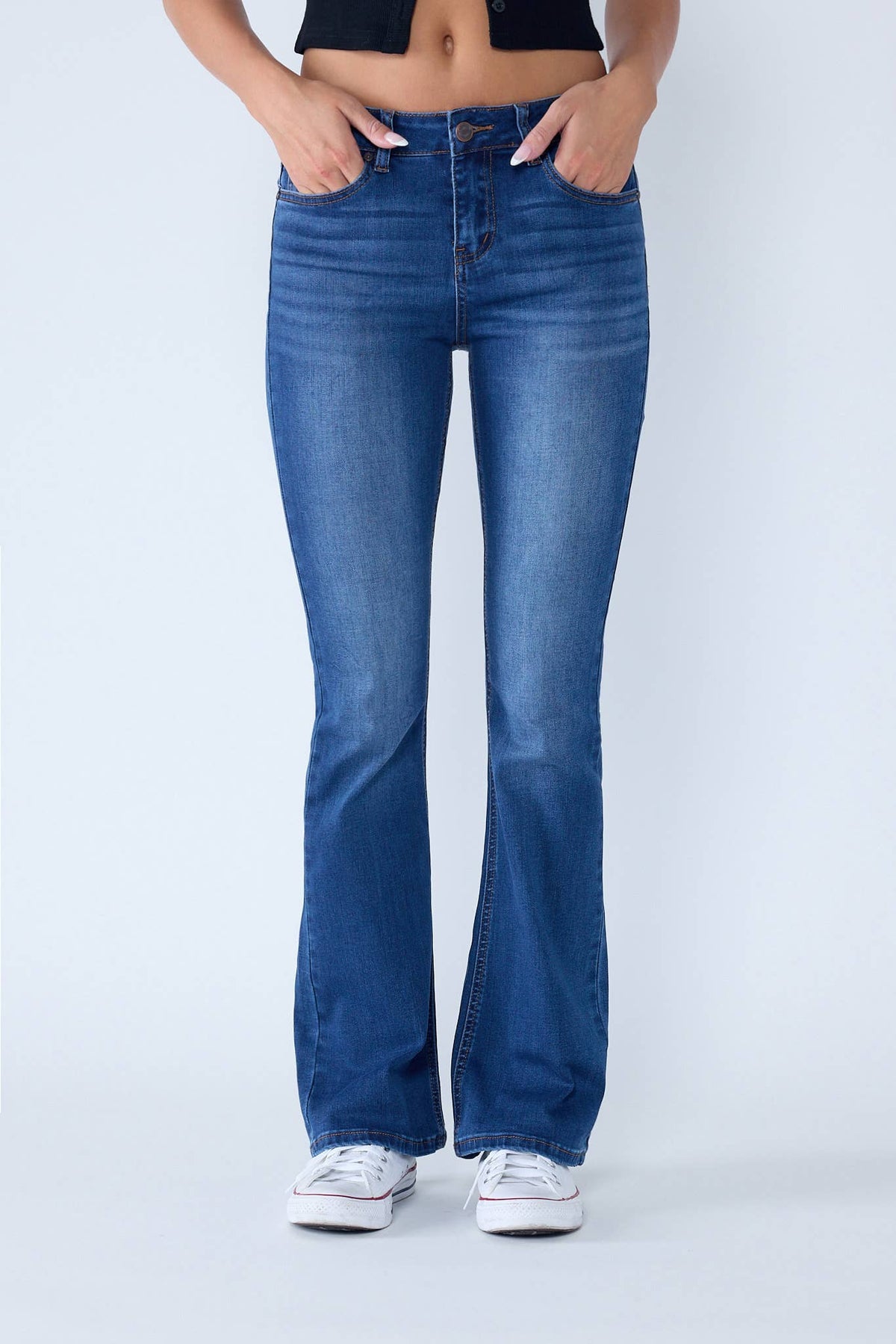High Rise Bootcut Jeans