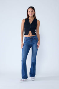 High Rise Bootcut Jeans