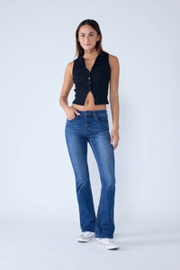 High Rise Bootcut Jeans