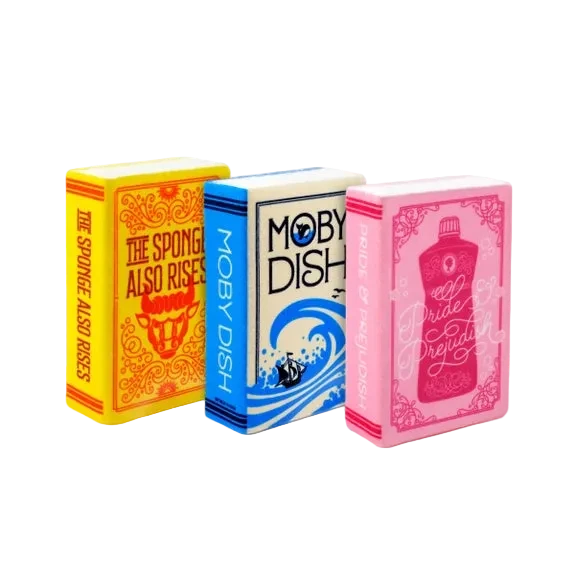 Book Parody Sponges - Set of 3