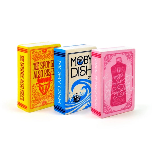 Sponges - Neat and Novel - Book Parody Sponges - Set of 3