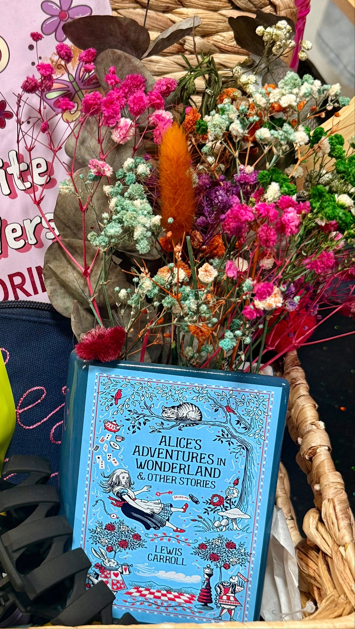 Wonderland Flowers & Vase