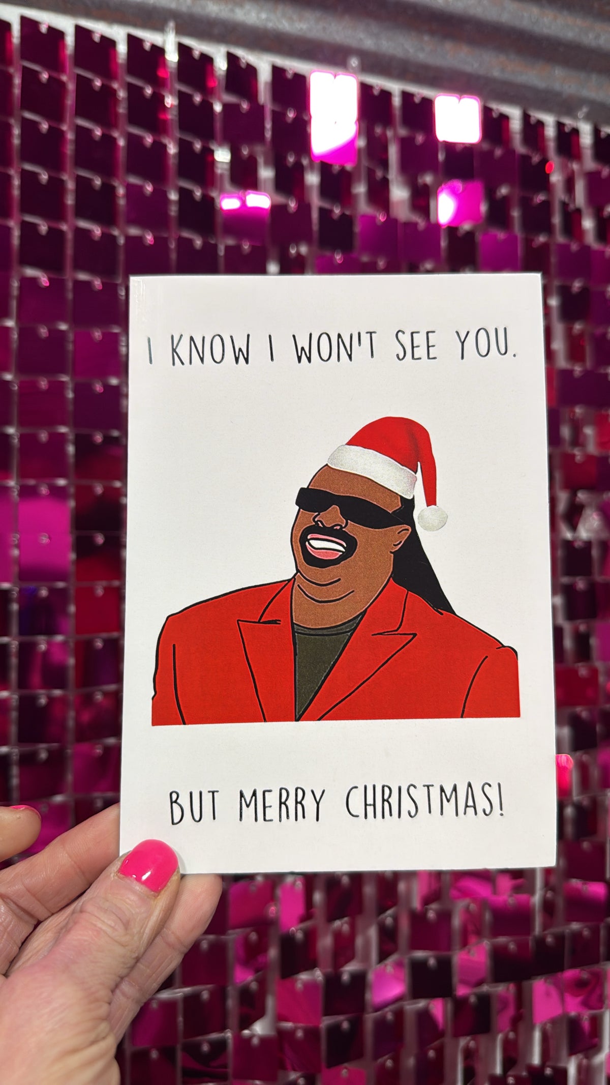 I won’t see you but Merry Christmas