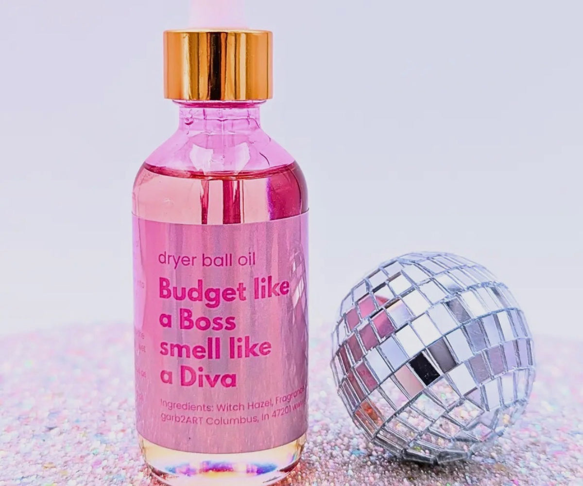 Budget like a Boss - dryer ball oil