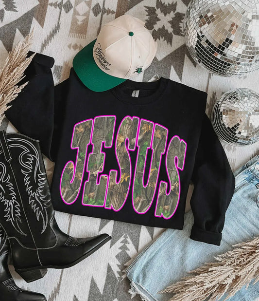 Jesus Camo Sweatshirt