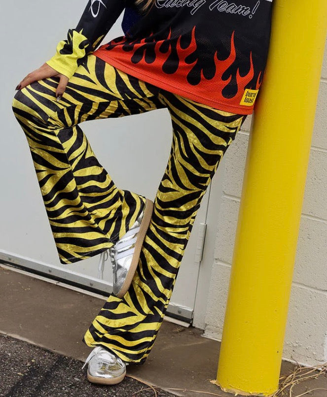 DISCO DANGER VELVET FLARES