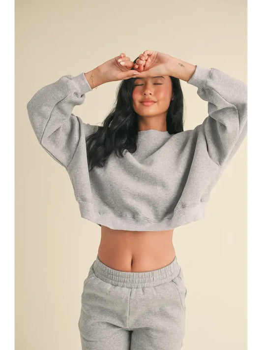 Cozy Fleece Oversized Crewneck Sweatshirt