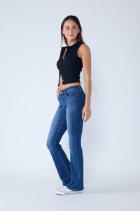 High Rise Bootcut Jeans