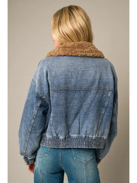 Cropped Bomber Jacket