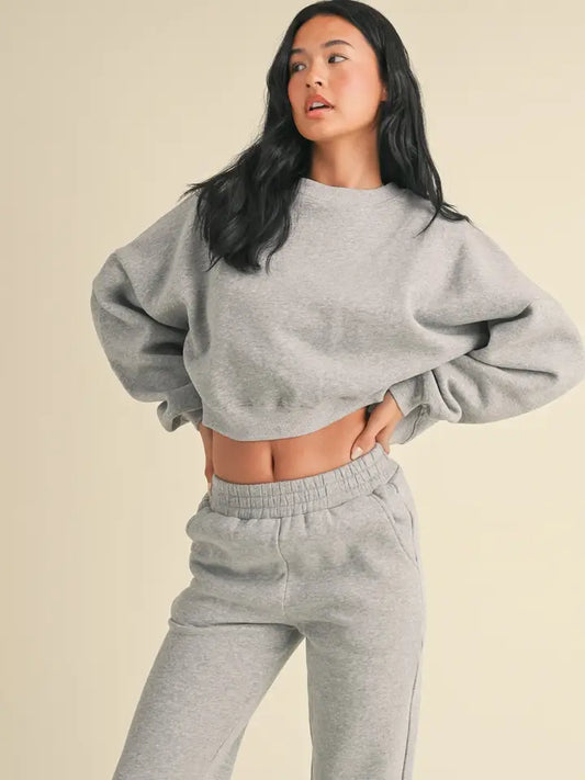 Cozy Fleece Oversized Crewneck Sweatshirt