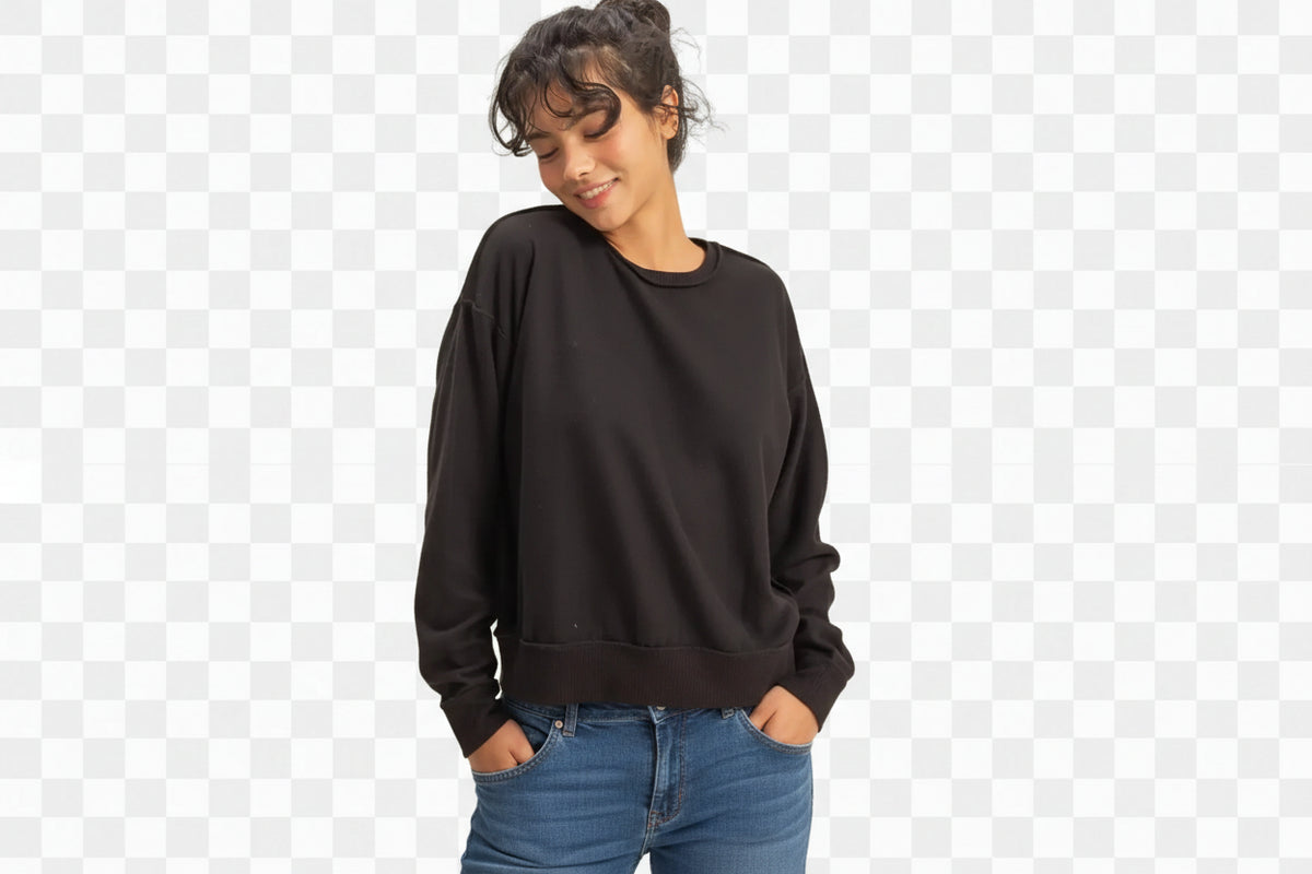 Reverse Seam Sweater